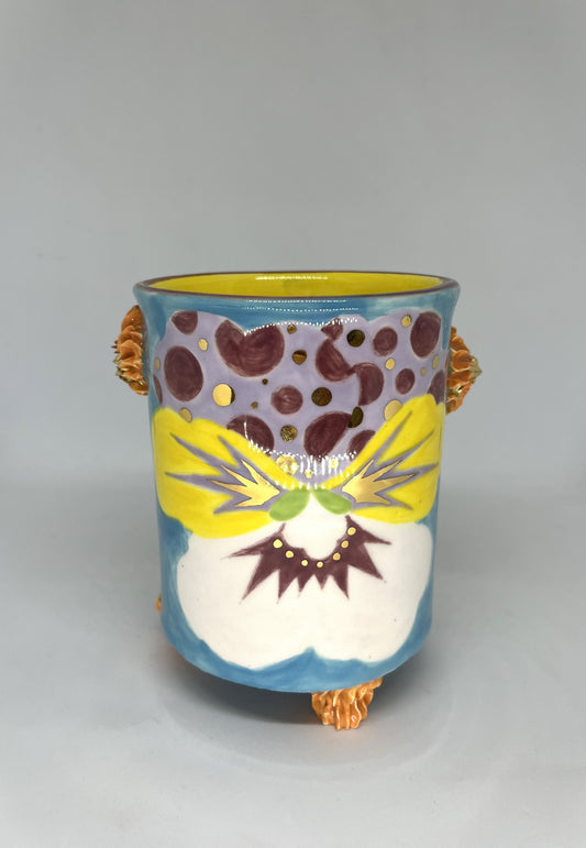 Pansy Tripod Vase