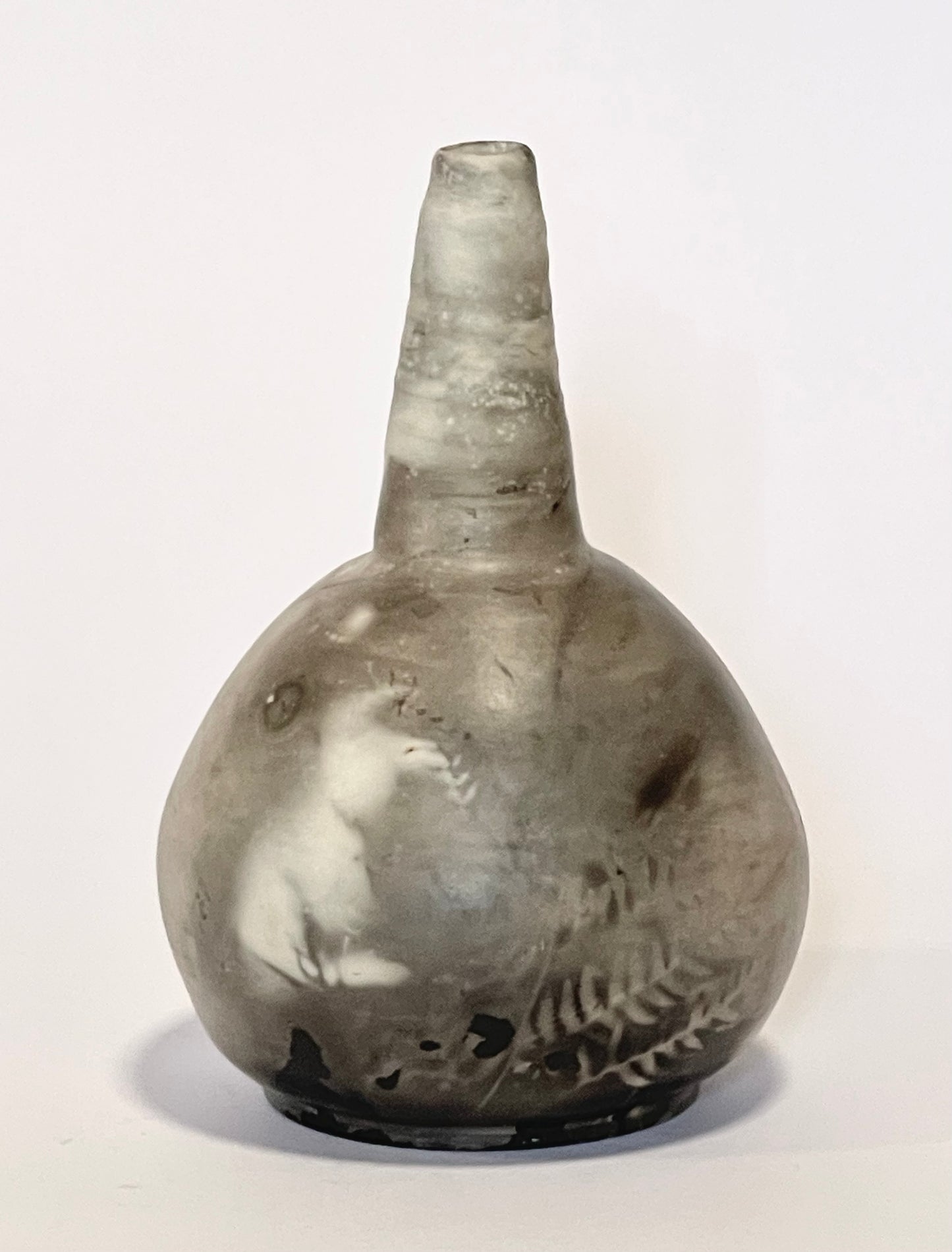 Sagar fired long neck pot Rabbit