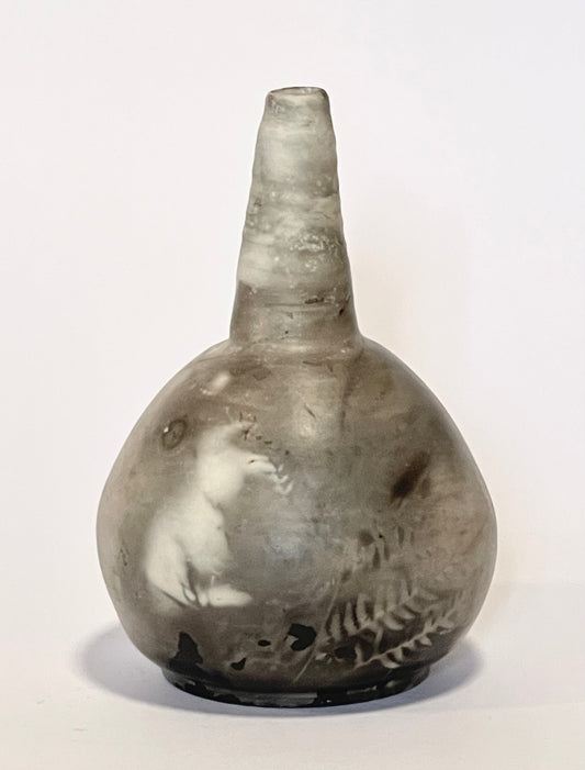Sagar fired long neck pot Rabbit