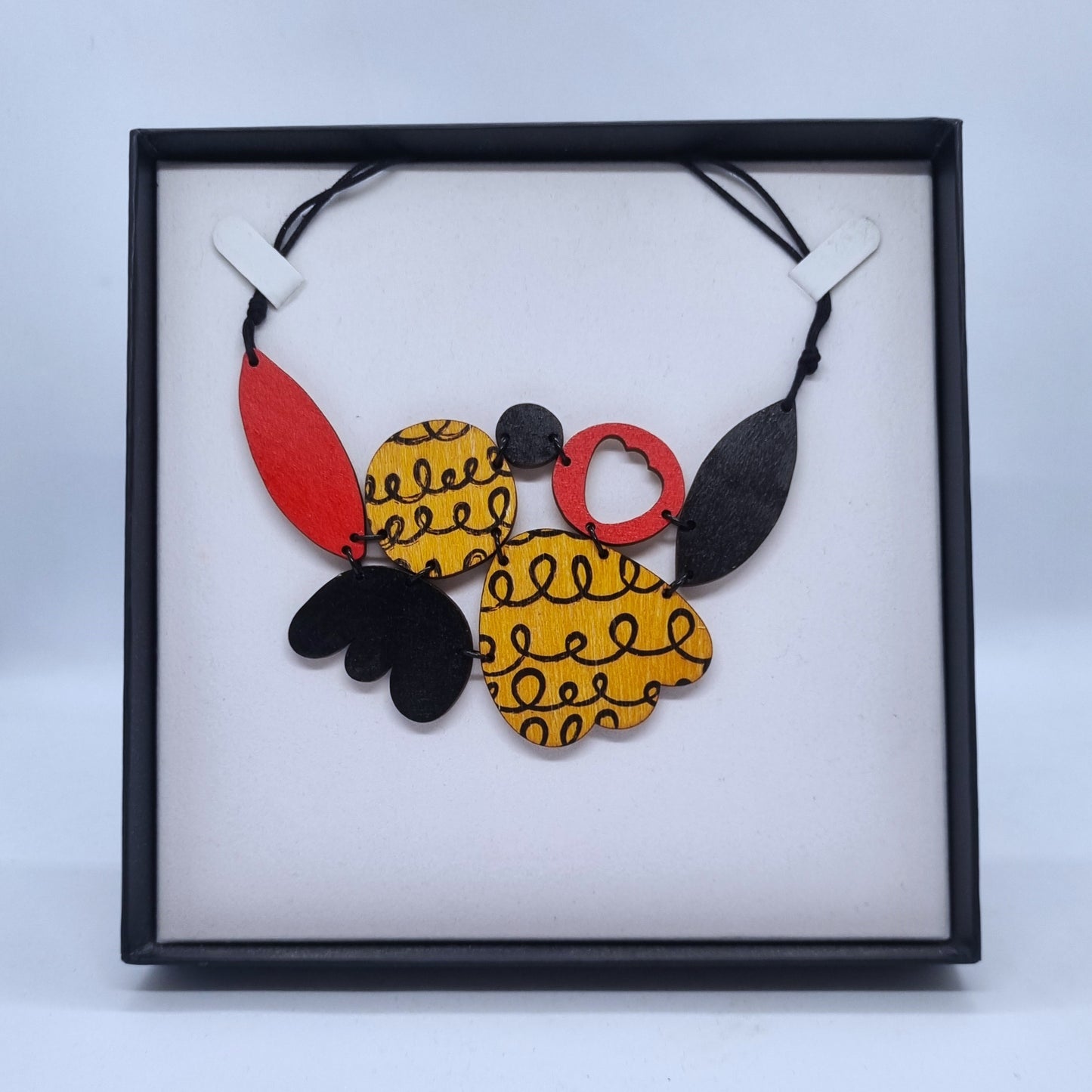 Scoops Necklace #2 Yellow