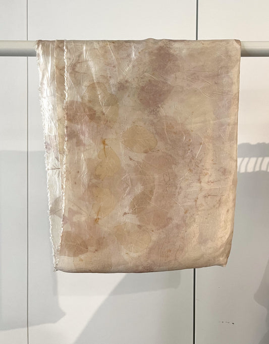 Silk paj pink scarf