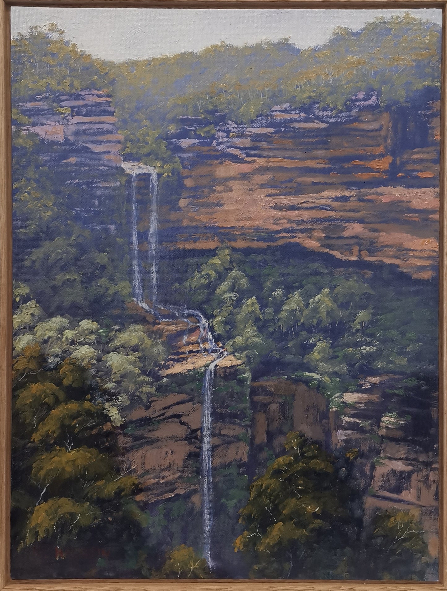 Sunlight on Katoomba Falls