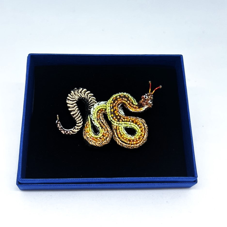 Viper Snake Brooch