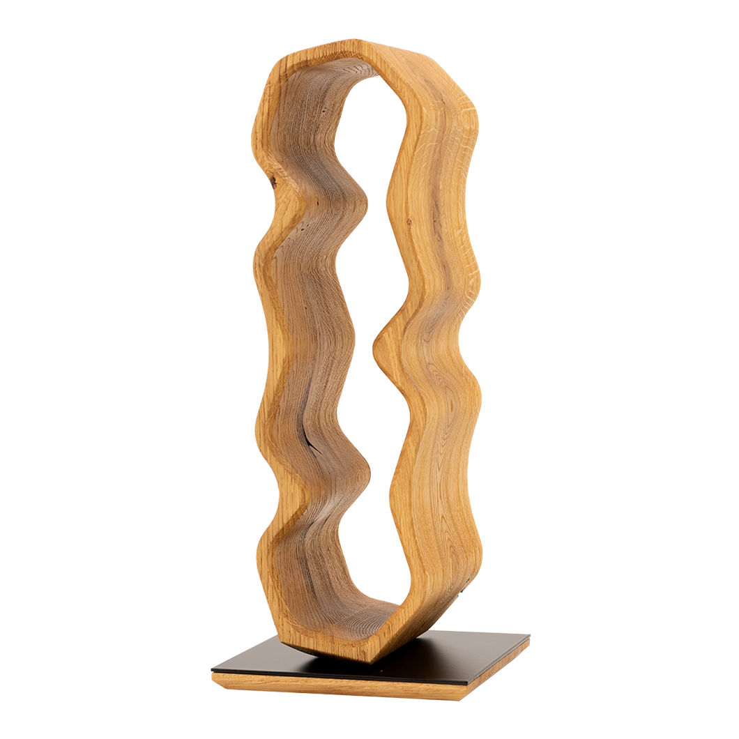 Max Levi WARP Rustic Brushed Oak - WINE RACK