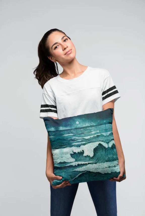 Waves Cushion Cover