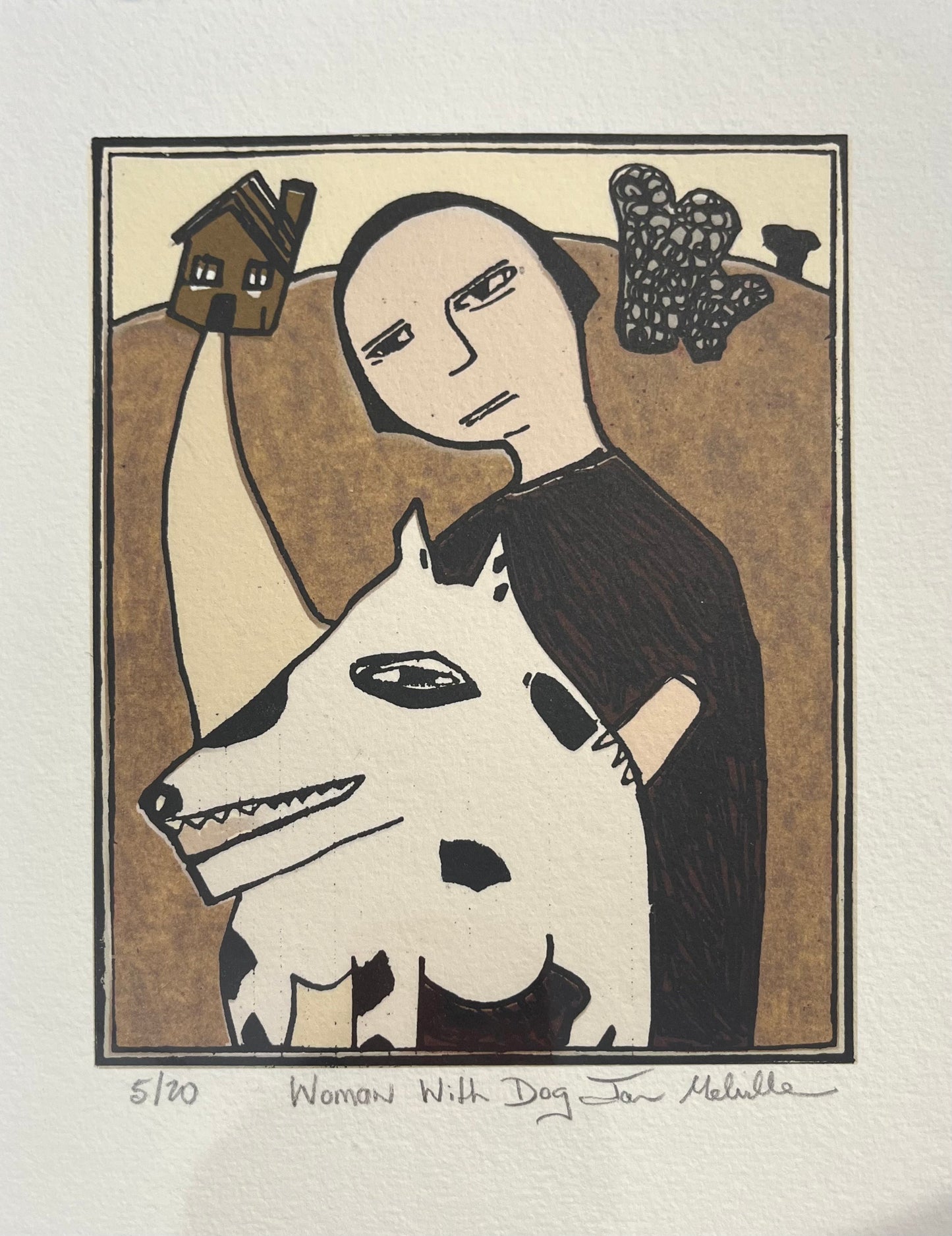 Woman with Dog