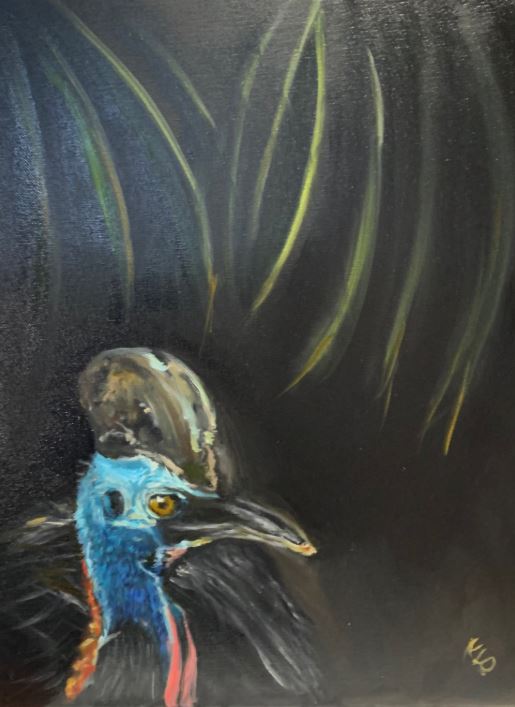 Cassowary in the Garden