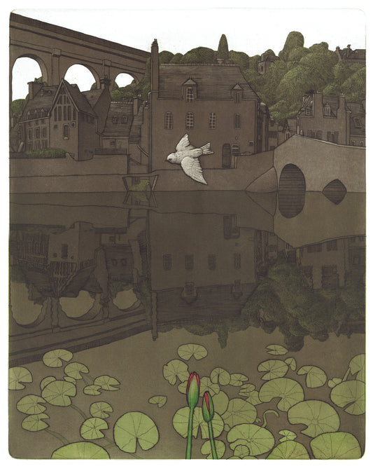 Les Deux Ponts (framed)