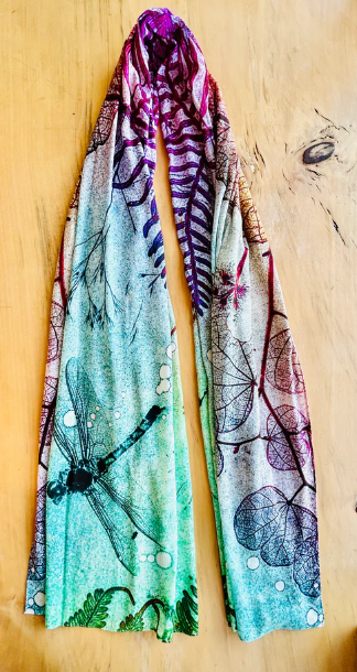 Ocean Dragonfly Scarf