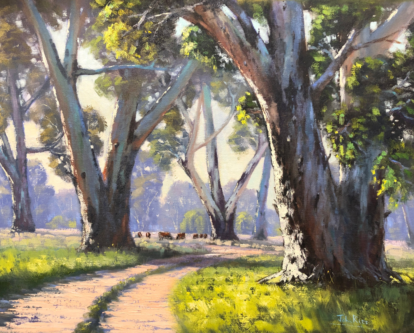 Track to The River