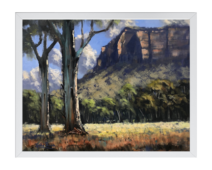 Under The Cliffs Glen Davis (Plein Air)