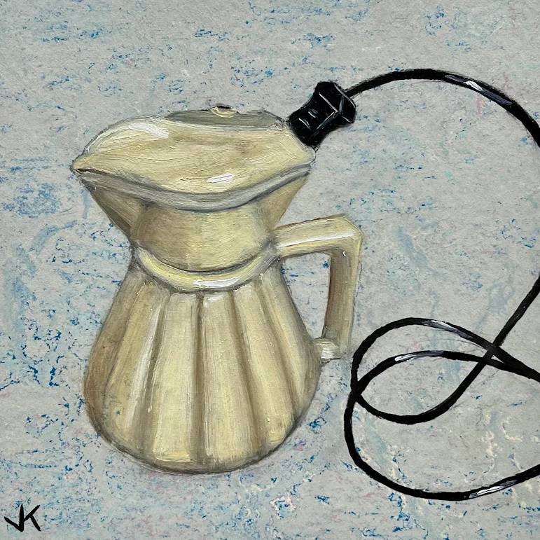 Vintage Cream Kettle